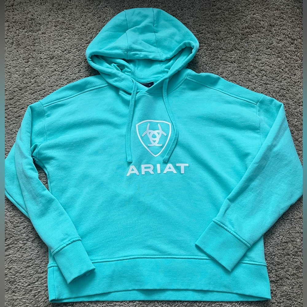 Ariat Lightweight Teal Hoodie